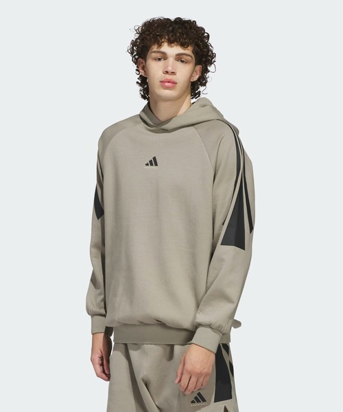 adidas Originals（アディダスオリジナルス）の「アディダス バスケットボール スペーサーパーカー（ジェンダーニュートラル）/ アディダスオリジナルス adidas Originals（パーカー・メンズ・ベージュ/ブラウン系その他・LARGE/MEDIUM/SMALL/X-SMALL/XX-LARGE/3XL/X-LARGE）」の16枚目の写真