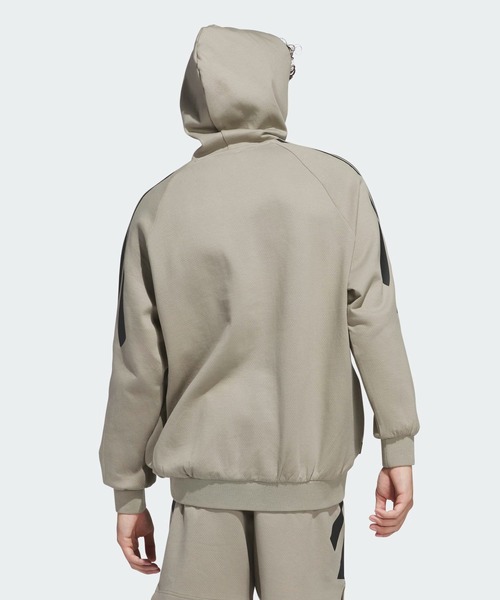 adidas Originals（アディダスオリジナルス）の「アディダス バスケットボール スペーサーパーカー（ジェンダーニュートラル）/ アディダスオリジナルス adidas Originals（パーカー・メンズ・ベージュ/ブラウン系その他・LARGE/MEDIUM/SMALL/X-SMALL/XX-LARGE/3XL/X-LARGE）」の3枚目の写真