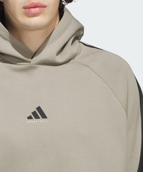 adidas Originals（アディダスオリジナルス）の「アディダス バスケットボール スペーサーパーカー（ジェンダーニュートラル）/ アディダスオリジナルス adidas Originals（パーカー・メンズ・ベージュ/ブラウン系その他・LARGE/MEDIUM/SMALL/X-SMALL/XX-LARGE/3XL/X-LARGE）」の4枚目の写真