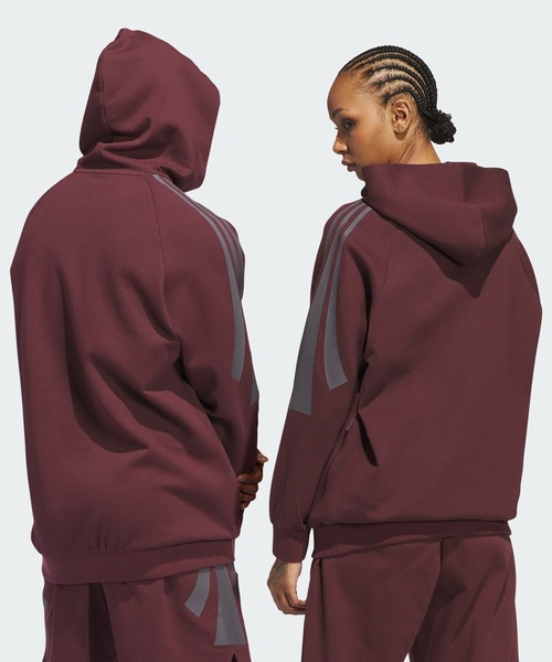 adidas Originals（アディダスオリジナルス）の「アディダス バスケットボール スペーサーパーカー（ジェンダーニュートラル）/ アディダスオリジナルス adidas Originals（パーカー・メンズ・ベージュ/ブラウン系その他・LARGE/MEDIUM/SMALL/X-SMALL/XX-LARGE/3XL/X-LARGE）」の9枚目の写真