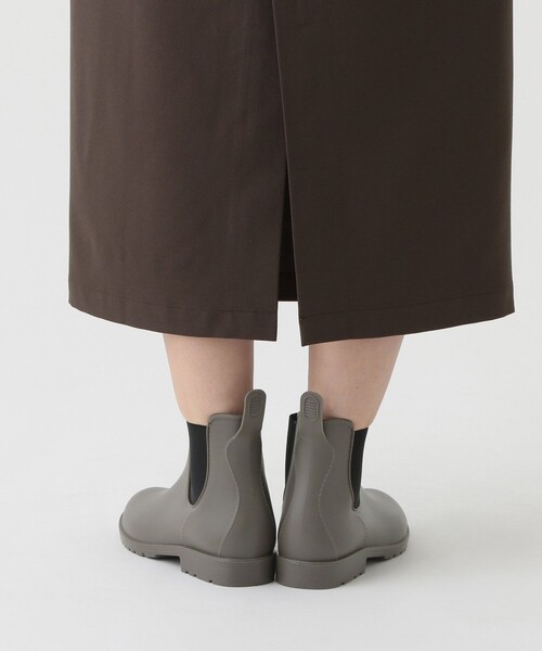 Afternoon Tea(アフタヌーンティー)の「サイドゴアレインブーツ(レインシューズ・レディース・グレー・LARGE/MEDIUM)」の2枚目の写真