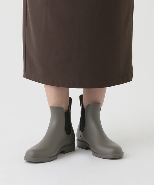 Afternoon Tea(アフタヌーンティー)の「サイドゴアレインブーツ(レインシューズ・レディース・グレー・LARGE/MEDIUM)」の3枚目の写真