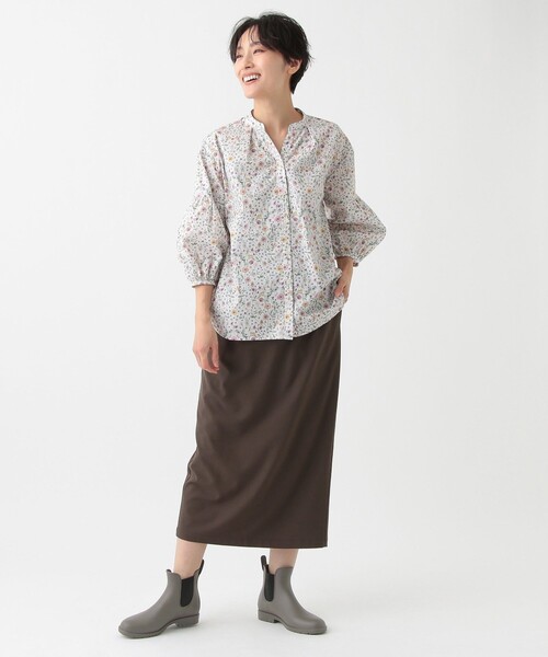 Afternoon Tea(アフタヌーンティー)の「サイドゴアレインブーツ(レインシューズ・レディース・グレー・LARGE/MEDIUM)」の4枚目の写真