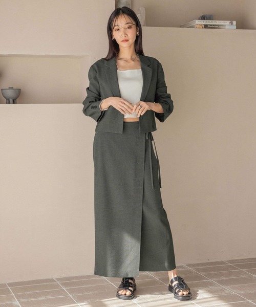 セール】ホップサックラップスカート 242768（スカート）｜LOWRYS FARM