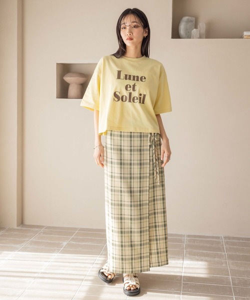 セール】ホップサックラップスカート 242768（スカート）｜LOWRYS FARM