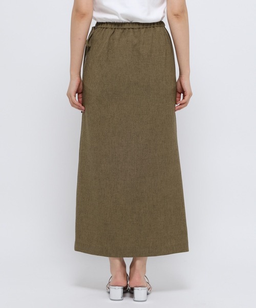 LOWRYS FARM(ローリーズファーム)の「ホップサックラップスカート 242768(スカート・レディース・ブラウン/グリーン/アイボリー/チャコールグレー・FREE)」の13枚目の写真