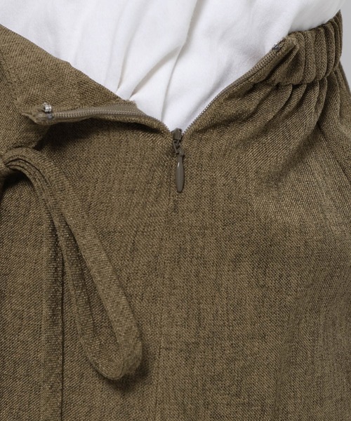 LOWRYS FARM(ローリーズファーム)の「ホップサックラップスカート 242768(スカート・レディース・ブラウン/グリーン/アイボリー/チャコールグレー・FREE)」の10枚目の写真