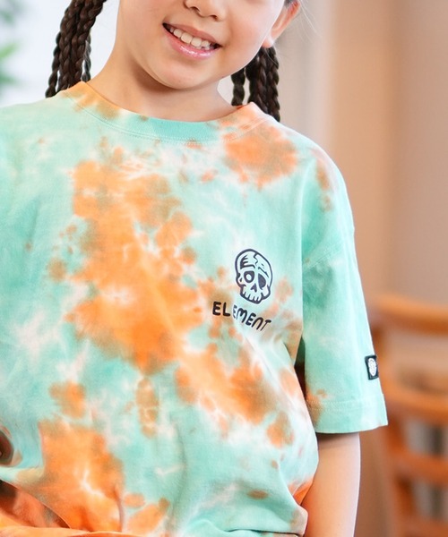 ELEMENT（エレメント）の「ELEMENT/エレメント TIMBER 3 SS YOUTH キッズ Tシャツ BF025-241（Tシャツ/カットソー・キッズ・グリーン×オレンジ/ブラック/ホワイト・140cm/160cm/150cm/130cm）」の20枚目の写真