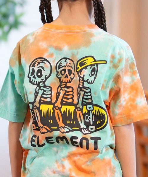 ELEMENT（エレメント）の「ELEMENT/エレメント TIMBER 3 SS YOUTH キッズ Tシャツ BF025-241（Tシャツ/カットソー・キッズ・グリーン×オレンジ/ブラック/ホワイト・140cm/160cm/150cm/130cm）」の21枚目の写真