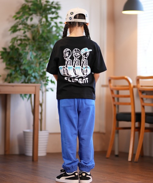 ELEMENT（エレメント）の「ELEMENT/エレメント TIMBER 3 SS YOUTH キッズ Tシャツ BF025-241（Tシャツ/カットソー・キッズ・グリーン×オレンジ/ブラック/ホワイト・140cm/160cm/150cm/130cm）」の11枚目の写真