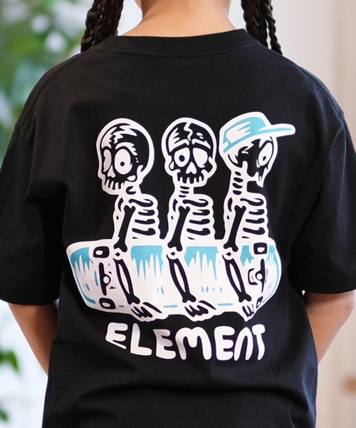 ELEMENT（エレメント）の「ELEMENT/エレメント TIMBER 3 SS YOUTH キッズ Tシャツ BF025-241（Tシャツ/カットソー・キッズ・グリーン×オレンジ/ブラック/ホワイト・140cm/160cm/150cm/130cm）」の14枚目の写真