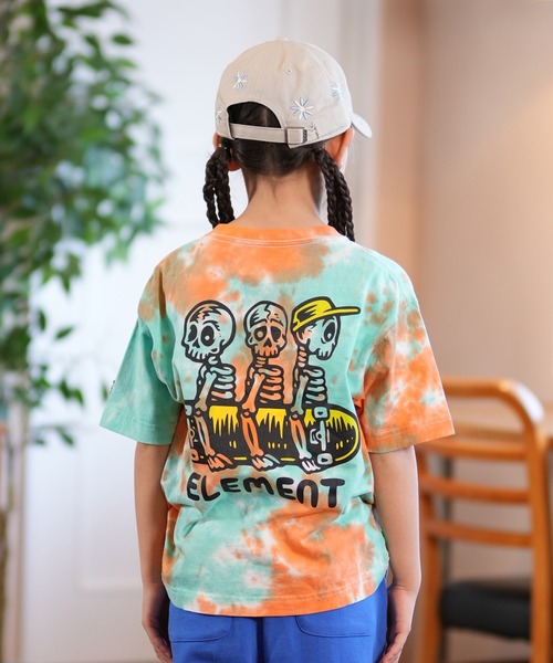 ELEMENT（エレメント）の「ELEMENT/エレメント TIMBER 3 SS YOUTH キッズ Tシャツ BF025-241（Tシャツ/カットソー・キッズ・グリーン×オレンジ/ブラック/ホワイト・140cm/160cm/150cm/130cm）」の16枚目の写真
