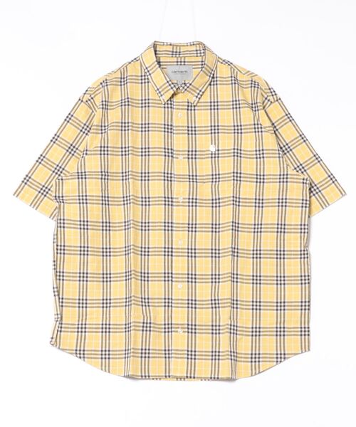 Carhartt(カーハート)の「Carhartt WIP/カーハートダブリューアイピー 半袖シャツ チェック柄 S/S NIVEN SHIRT I034542(シャツ/ブラウス・メンズ・オフホワイト/チェック・XL/L/M)」の10枚目の写真