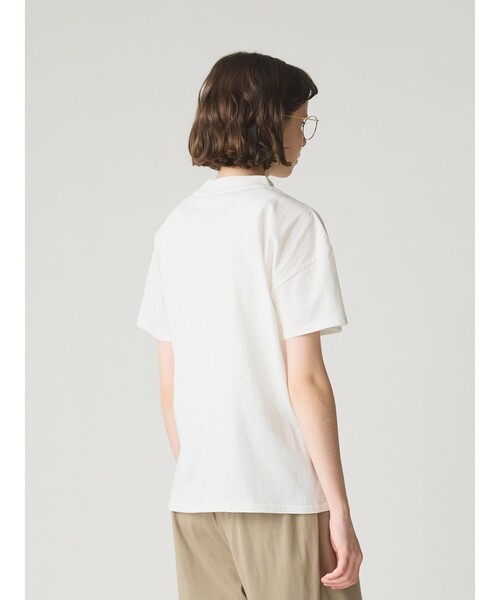 MidiUmi(ミディウミ)の「MidiUmi パックドハーフスリーブT(Tシャツ/カットソー・レディース・ブラック/ホワイト×ブラック/オフホワイト・FREE)」の10枚目の写真