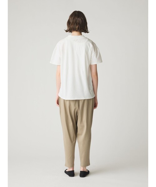 MidiUmi(ミディウミ)の「MidiUmi パックドハーフスリーブT(Tシャツ/カットソー・レディース・ブラック/ホワイト×ブラック/オフホワイト・FREE)」の16枚目の写真