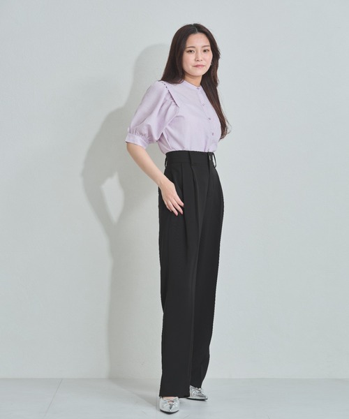 MISCH MASCH（ミッシュマッシュ）の「ZOZO限定 パフスリーブブラウス（シャツ/ブラウス・レディース・ブラック/ラベンダー/ホワイト・ﾌﾘ-）」の20枚目の写真