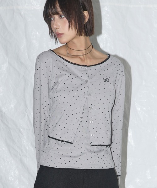 glamb カーディガン サイズ1 A'GEM/9 × .kom 『 FANCY CLUB/ファンシークラブ』 LACE STAR