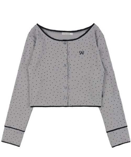 セット] レースベーシックカーディガンセットアップ 3color