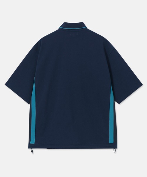 LANVIN en Bleu（ランバンオンブルー）の「【LANVIN en Bleu ESSENTIAL】TRACY / ヘビーピケ 襟ライン ポロシャツ（ポロシャツ・メンズ・ホワイト/ネイビー・SMALL/LARGE/X-LARGE/XX-LARGE/MEDIUM）」の14枚目の写真