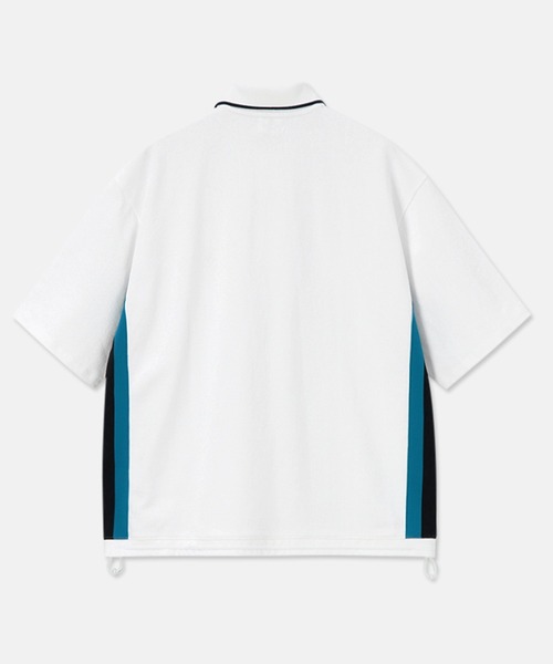 LANVIN en Bleu（ランバンオンブルー）の「【LANVIN en Bleu ESSENTIAL】TRACY / ヘビーピケ 襟ライン ポロシャツ（ポロシャツ・メンズ・ホワイト/ネイビー・SMALL/LARGE/X-LARGE/XX-LARGE/MEDIUM）」の13枚目の写真