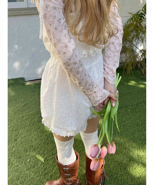 PHILLY（フィリー）の「【PHILLY】レースバルーンショートパンツ（その他パンツ・レディース・ブラック/ホワイト/レッド・FREE）」の13枚目の写真