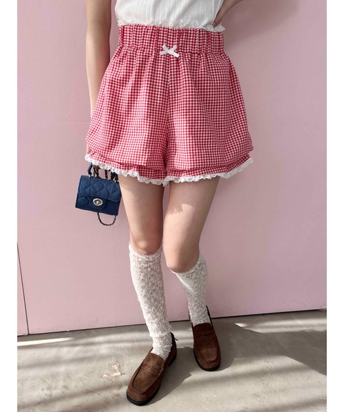 PHILLY（フィリー）の「【PHILLY】レースバルーンショートパンツ（その他パンツ・レディース・ブラック/ホワイト/レッド・FREE）」の20枚目の写真