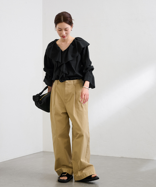 FRAMeWORK（フレームワーク）の「ラッフルブラウス（シャツ/ブラウス  