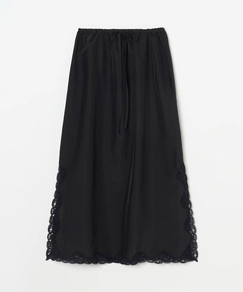 INSCRIRE/アンスクリア】Wool Layered Skirt/ウールレイヤードスカート