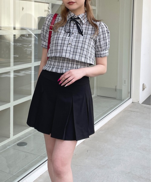 one way（ワンウェイ）の「リボン付きレイヤードブラウス（シャツ/ブラウス・レディース・ブラック系その他/ブルー系その他/ホワイト/ホワイト系その他・FREE）」の21枚目の写真