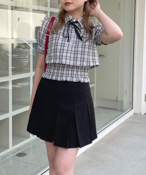 one way（ワンウェイ）の「リボン付きレイヤードブラウス（シャツ/ブラウス・レディース・ブラック系その他/ブルー系その他/ホワイト/ホワイト系その他・FREE）」の22枚目の写真