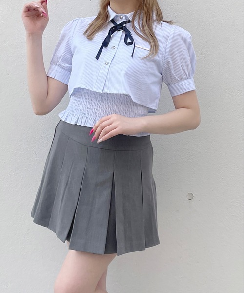 one way（ワンウェイ）の「リボン付きレイヤードブラウス（シャツ/ブラウス・レディース・ブラック系その他/ブルー系その他/ホワイト/ホワイト系その他・FREE）」の14枚目の写真