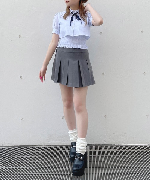 one way（ワンウェイ）の「リボン付きレイヤードブラウス（シャツ/ブラウス・レディース・ブラック系その他/ブルー系その他/ホワイト/ホワイト系その他・FREE）」の17枚目の写真