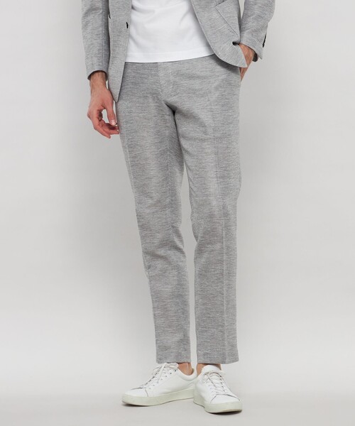 MACKINTOSH LONDON(マッキントッシュ ロンドン)の「【LEON掲載】【BREASY JACKET】LENO CLOTH セットアップパンツ(その他パンツ・メンズ・グレー/ブルー系その他7/ベージュ系その他2/グレー系その他2・78/82/86/90/94)」の1枚目の写真