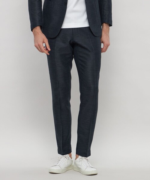 MACKINTOSH LONDON(マッキントッシュ ロンドン)の「【LEON掲載】【BREASY JACKET】LENO CLOTH セットアップパンツ(その他パンツ・メンズ・グレー/ブルー系その他7/ベージュ系その他2/グレー系その他2・78/82/86/90/94)」の4枚目の写真