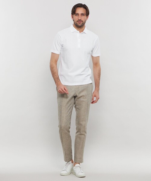 MACKINTOSH LONDON(マッキントッシュ ロンドン)の「【LEON掲載】【BREASY JACKET】LENO CLOTH セットアップパンツ(その他パンツ・メンズ・グレー/ブルー系その他7/ベージュ系その他2/グレー系その他2・78/82/86/90/94)」の14枚目の写真