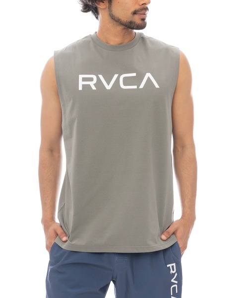 RVCA(ルーカ)の「RVCA メンズ ILL RVCA ESCAPE SFTT サーフタンクトップ 【2025年春夏モデル】/ルーカ水陸両用ノースリーブマッスルタンクラッシュガード(水着)(ラッシュガード・メンズ・ブラック/グレー系その他/ホワイト・SMALL/MEDIUM/LARGE/X-LARGE)」の3枚目の写真