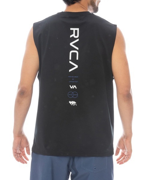 RVCA(ルーカ)の「RVCA メンズ ILL RVCA ESCAPE SFTT サーフタンクトップ 【2025年春夏モデル】/ルーカ水陸両用ノースリーブマッスルタンクラッシュガード(水着)(ラッシュガード・メンズ・ブラック/グレー系その他/ホワイト・SMALL/MEDIUM/LARGE/X-LARGE)」の14枚目の写真