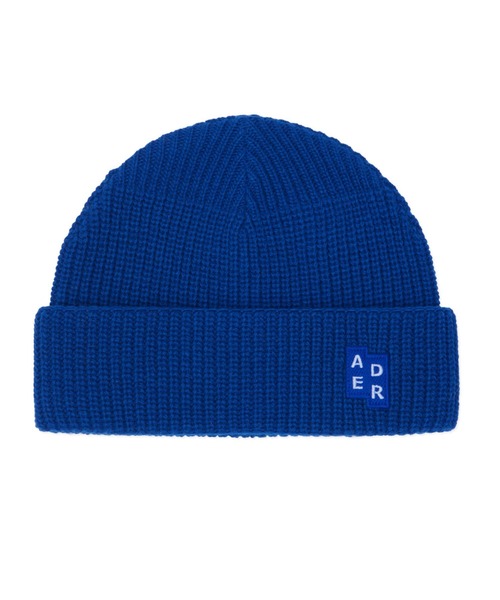 ADER error（アーダーエラー）の「ADER error/アーダーエラー/BEANIE（ニットキャップ/ビーニー・メンズ・ブラック/ホワイト/ブルー・FREE）」の3枚目の写真
