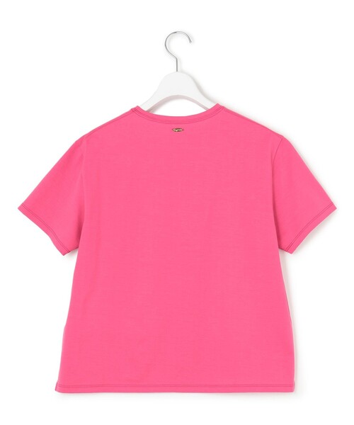 23区 L(ニジュウサンクオオキイサイズ)の「【洗える】ハイエンド クルーネック Tシャツ(Tシャツ/カットソー・レディース・ホワイト系/ローズ系/ブラック系/ダークブラウン系・44/46/48)」の20枚目の写真