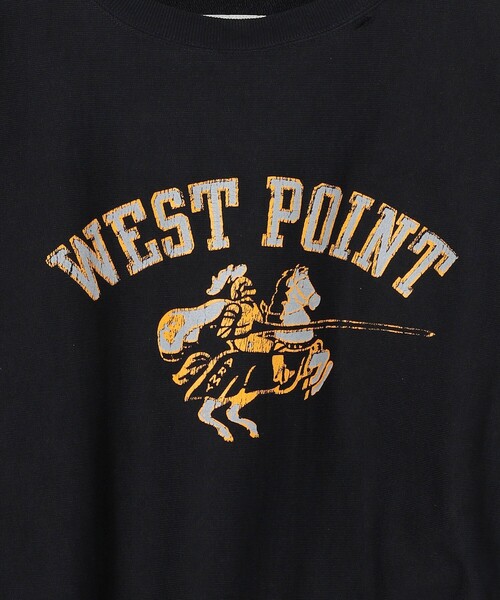 BOW WOW(バウワウ)の「<BOWWOW> WEST POINT クルーネック スウェット(スウェット・メンズ・ブラック・M/L)」の5枚目の写真