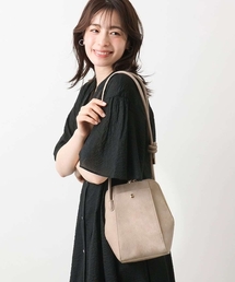 MK MICHEL KLEIN（エムケーミッシェルクラン）の「コクーンシルエットデザインバッグ（ショルダーバッグ）」