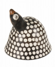 UNBILLION（アンビリオン）の「アフリカンスクエアー AFRICANSQUARE / ムコノビエンタロ陶器 ホロホロ鳥すわり 14 コインドット（インテリア雑貨）」