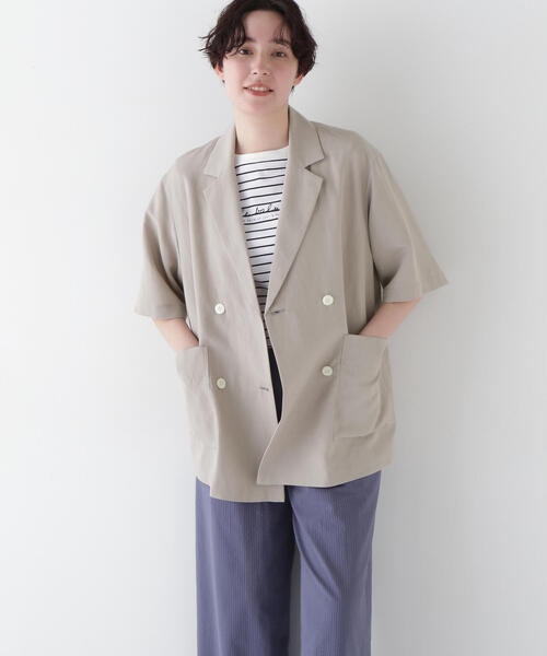 （新品・未使用）human woman ジャケット Mサイズ ベージュ HUMAN WOMAN ベージュ ジャケット Mサイズ - メルカリ