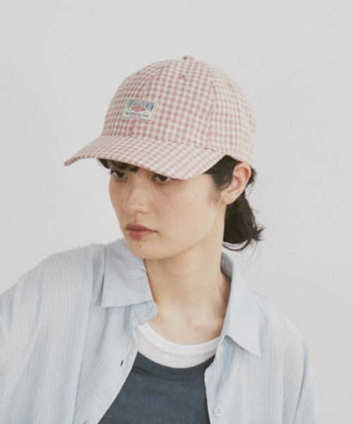 MERLOT(メルロー)の「チェック刺繍キャップ(キャップ・レディース・ピンク/ブルー/ブラウン・FREE)」の10枚目の写真
