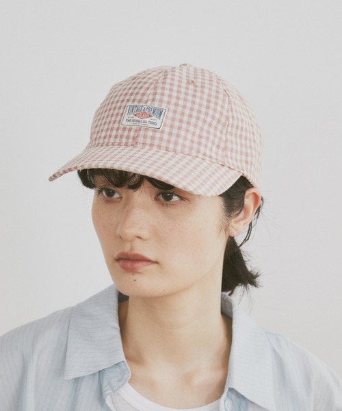 MERLOT(メルロー)の「チェック刺繍キャップ(キャップ・レディース・ピンク/ブルー/ブラウン・FREE)」の13枚目の写真