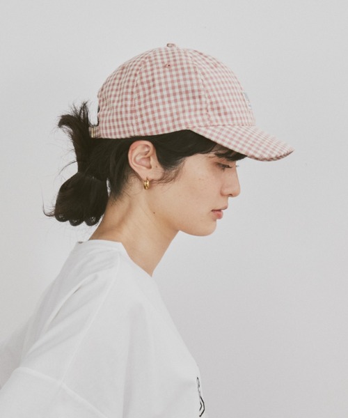 MERLOT(メルロー)の「チェック刺繍キャップ(キャップ・レディース・ピンク/ブルー/ブラウン・FREE)」の20枚目の写真
