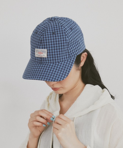 MERLOT(メルロー)の「チェック刺繍キャップ(キャップ・レディース・ピンク/ブルー/ブラウン・FREE)」の16枚目の写真