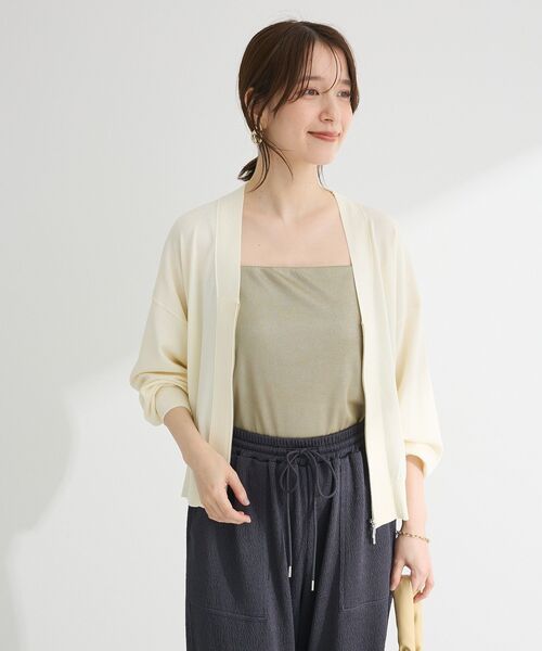 leetaeng84nanamica フロントジップカーディガン フリンジZIPカーデ|RETRO GIRL | RETRO GIRL ONLINE STORE