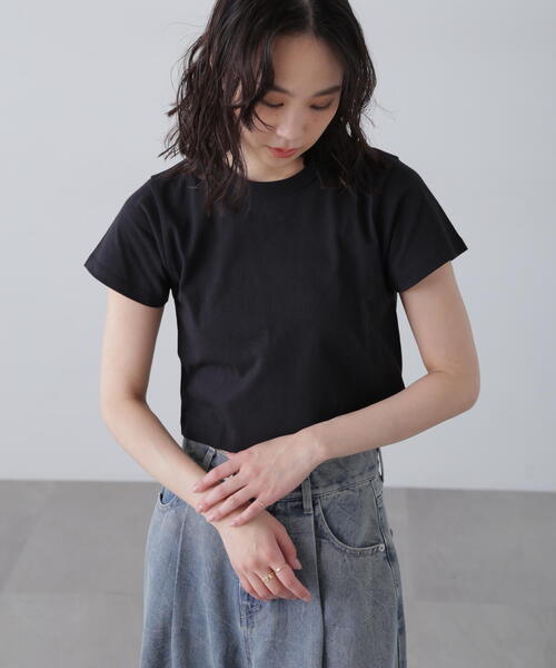 ◇USAコットンクロップドTシャツ（Tシャツ/カットソー）｜FREE'S