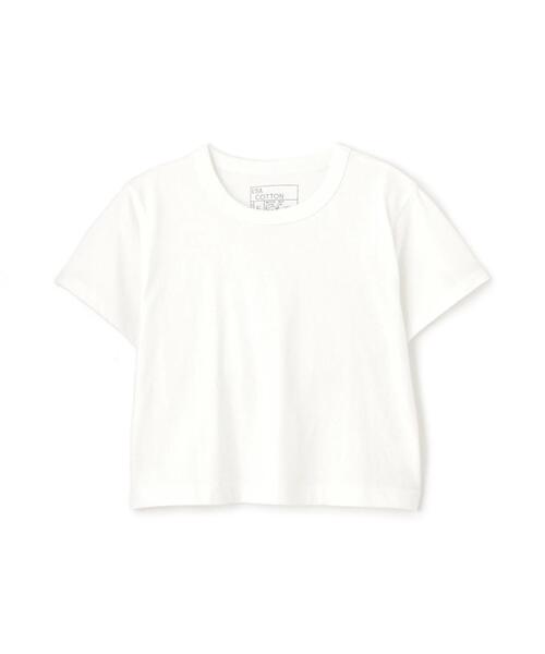 FREE'S MART(フリーズマート)の「◆USAコットンクロップドTシャツ(Tシャツ/カットソー・レディース・ホワイト/ピンク/ブラック/グレー・FREE)」の18枚目の写真